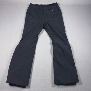 Spyder Ski Pants Women 14 Black Insulated Snow Winter Performance Ankle Zip